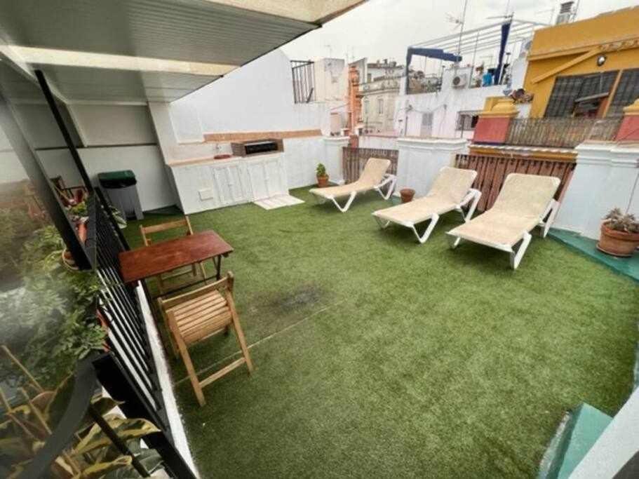 Casa Palacio Del Siglo XVIII En Centro Sevilla Eksteriør bilde